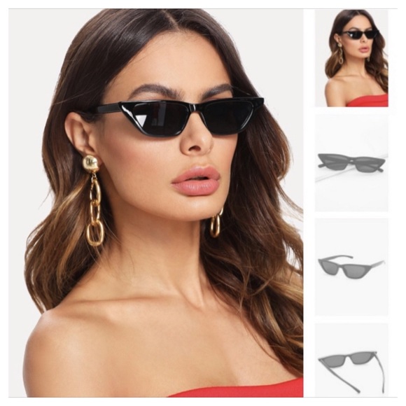 51Twenty Accessories - BLACK CAT EYE MIRROR SUNGLASSES